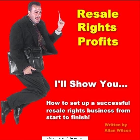 Poti sa faci bani simplu si usor - Resale Rights Profit - LINK-URI DE REFERALI